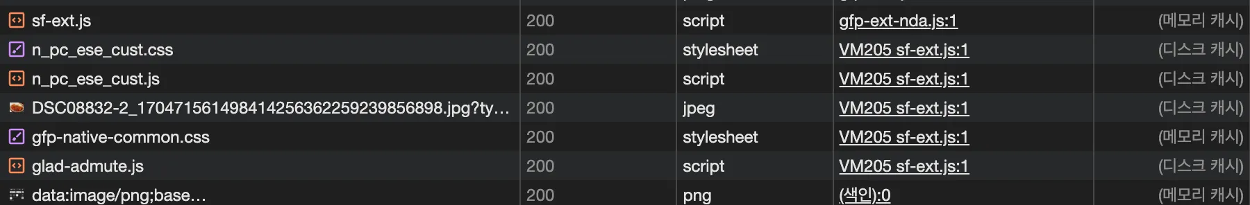 memory cache and disk cache