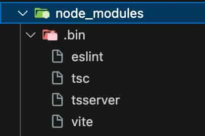 node_modules bin