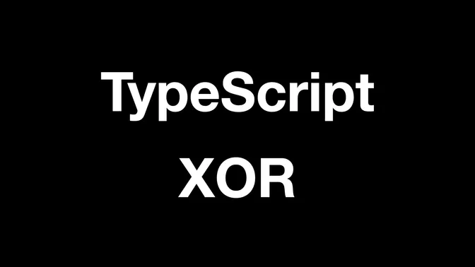 TypeScript XOR Thumbnail